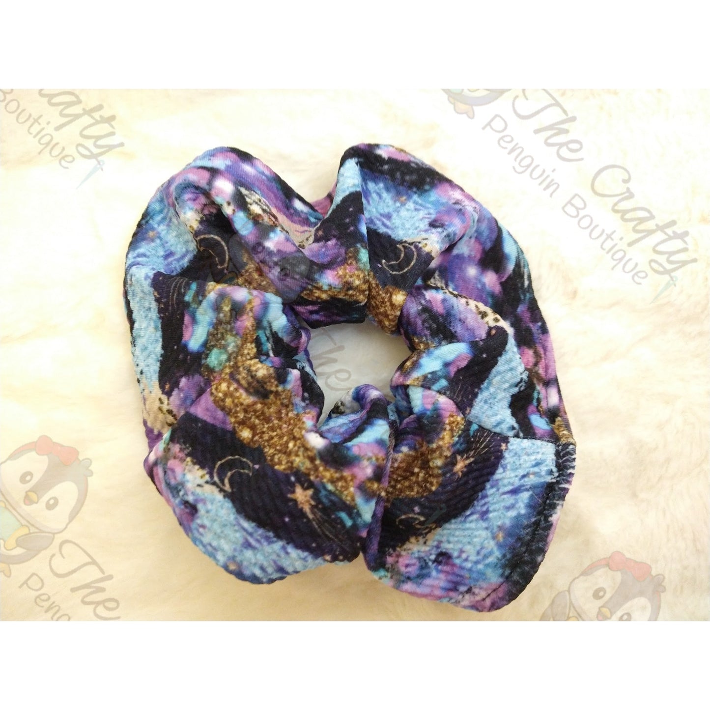 Moons & Stars Brush Strokes Scrunchies