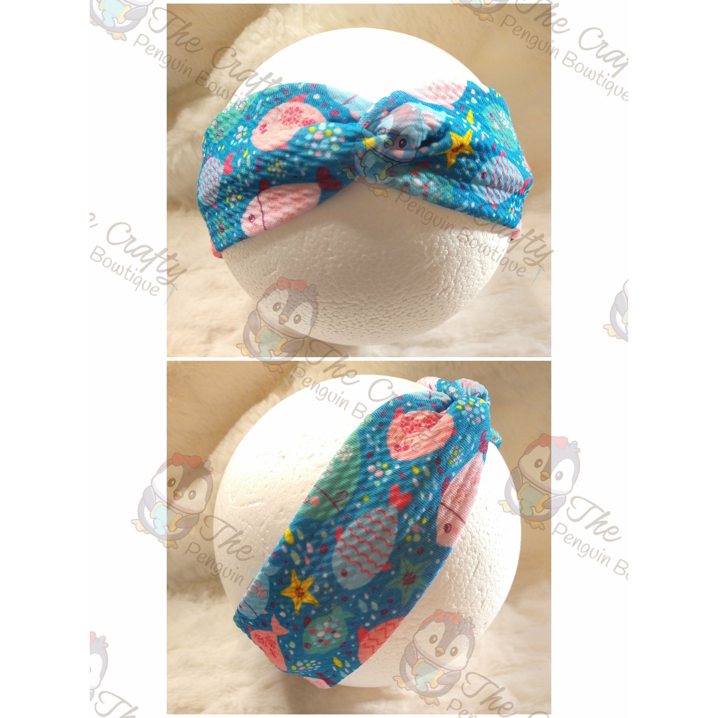 Colorful Fish Kids' Headbands & Scrunchies