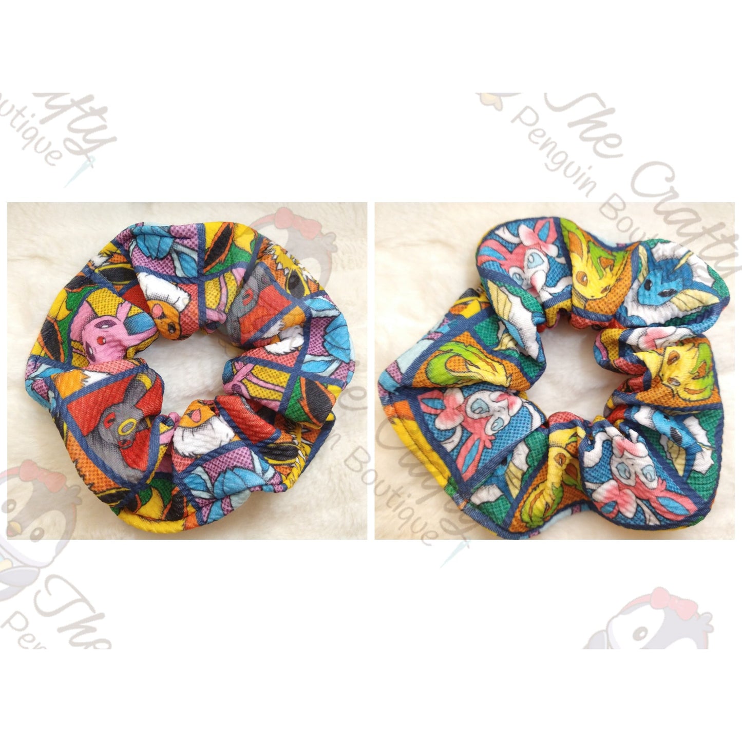 Poke Anime Headband & Scrunchie