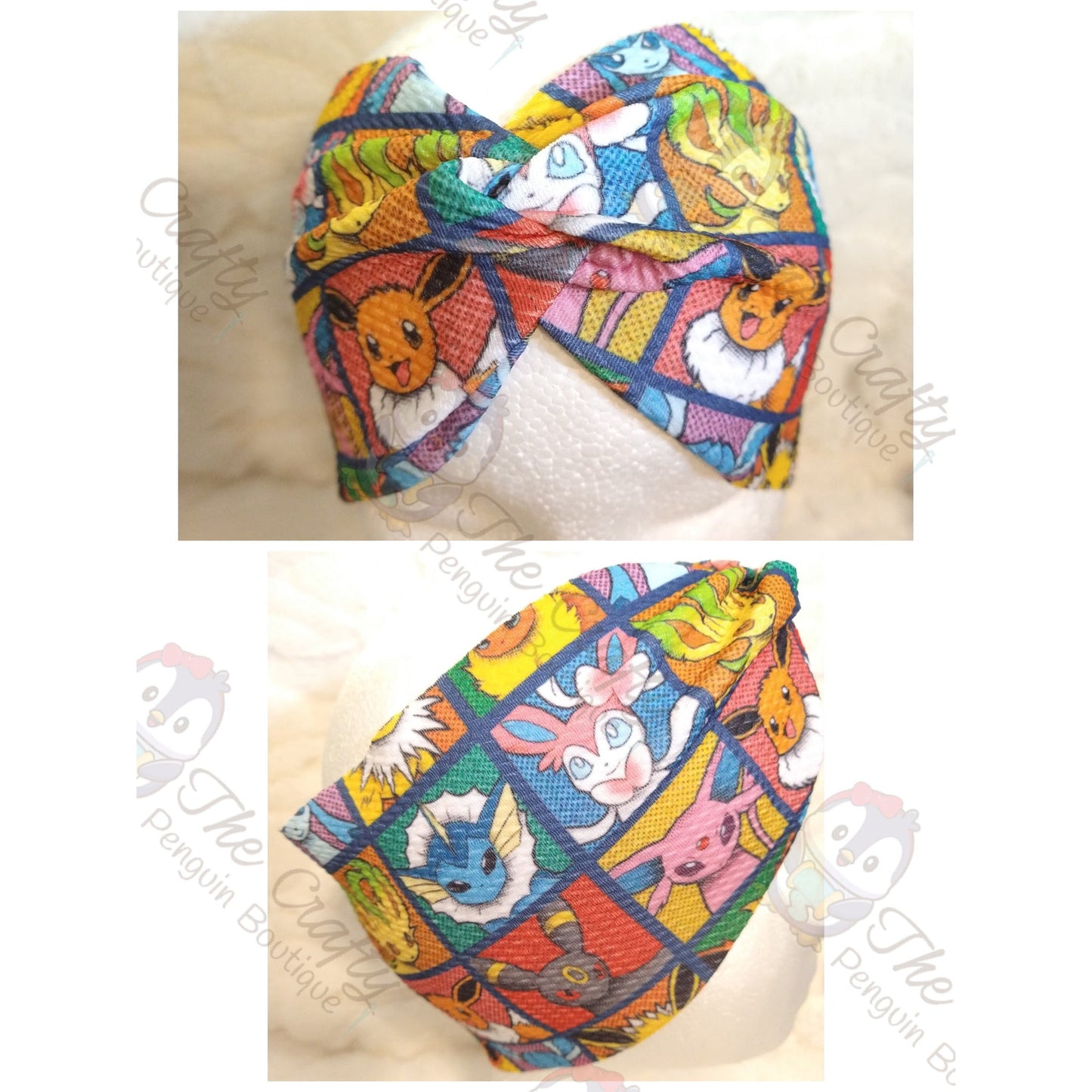Poke Anime Headband & Scrunchie