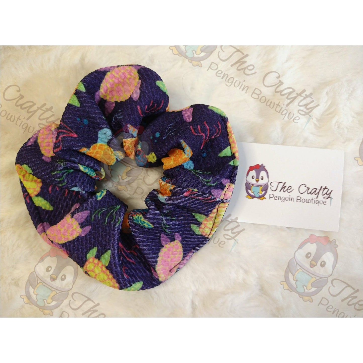Sea Turtles Scrunchie