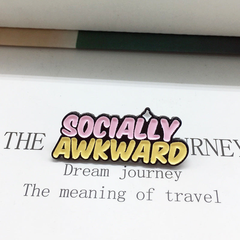 Socially Awkward Pin