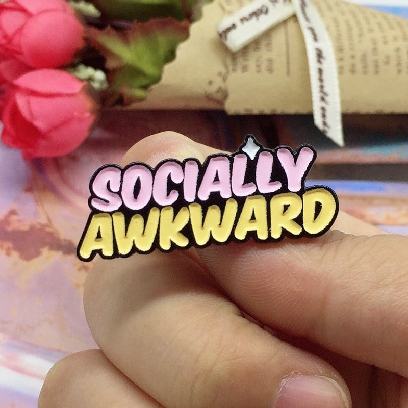 Socially Awkward Pin