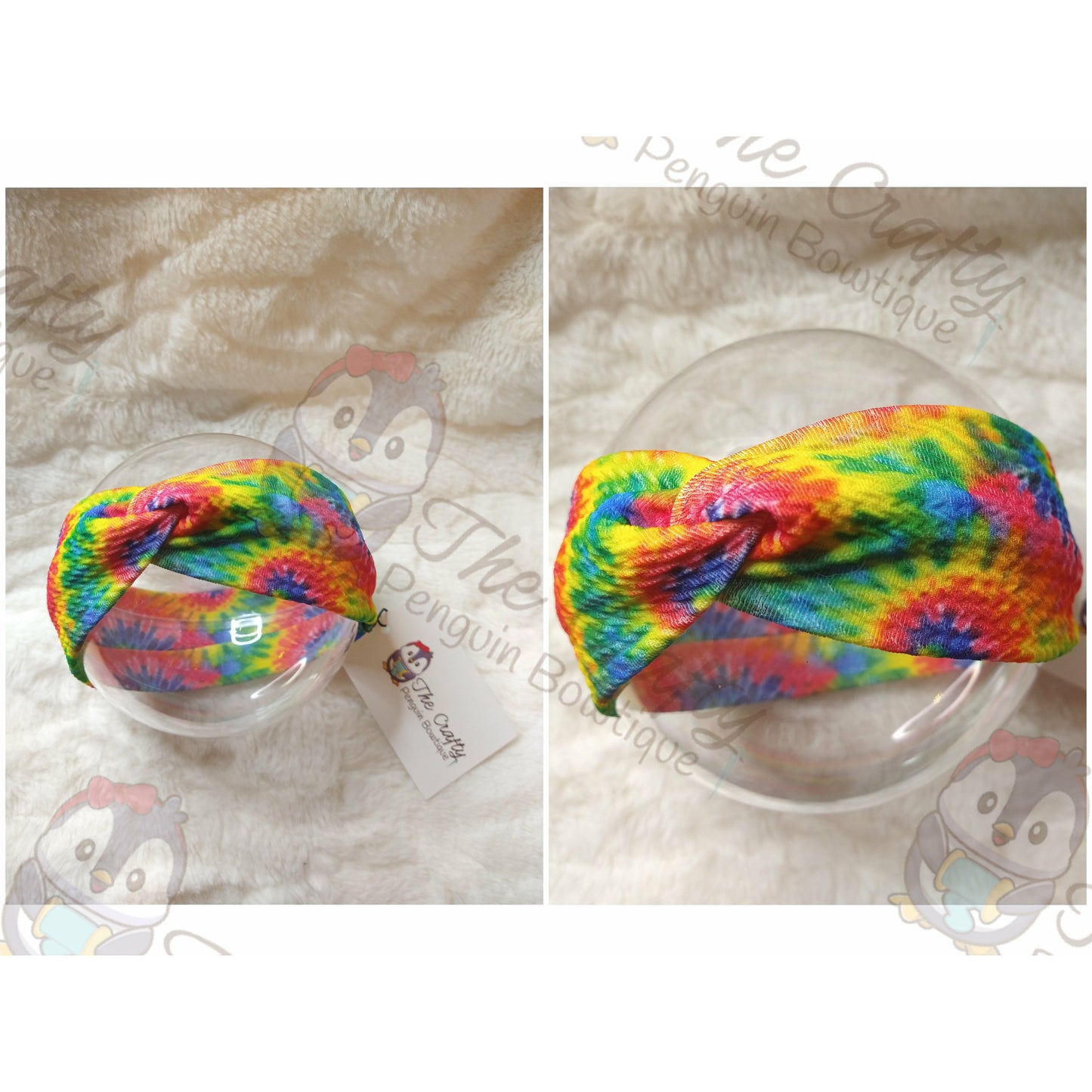 Tie-Dye Infant Twisted Headband