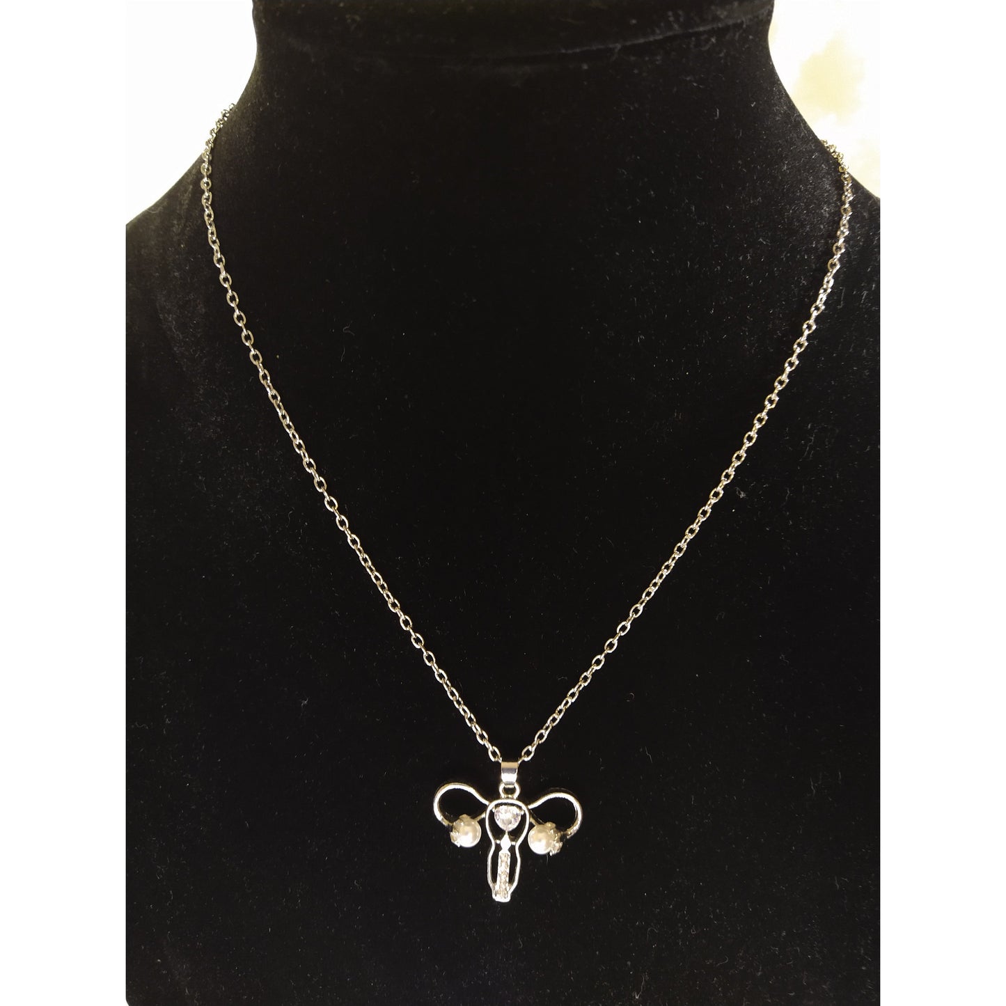 Feminist Uterus Pendant Necklace