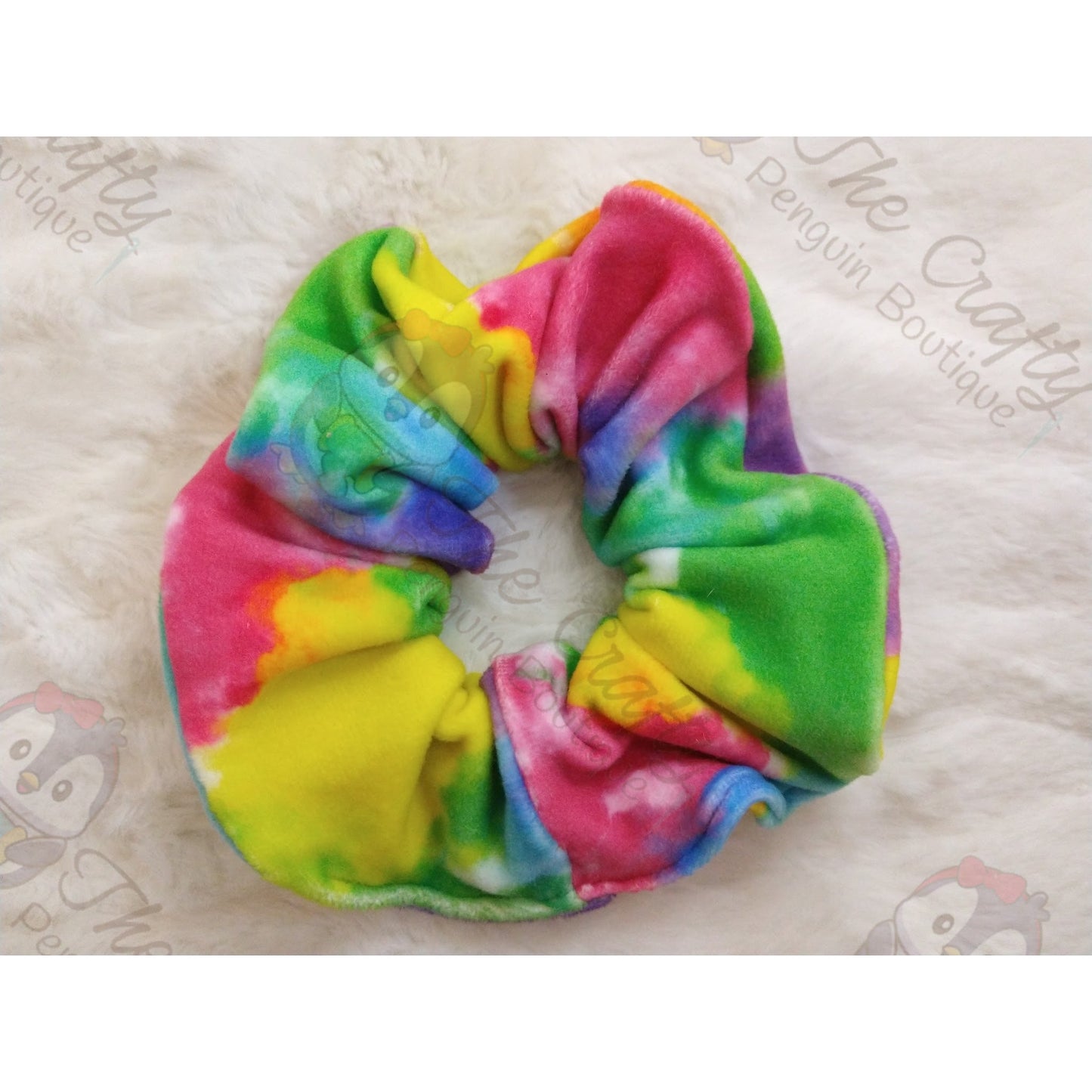 Velvet Tie-Dye Headband & Scrunchie