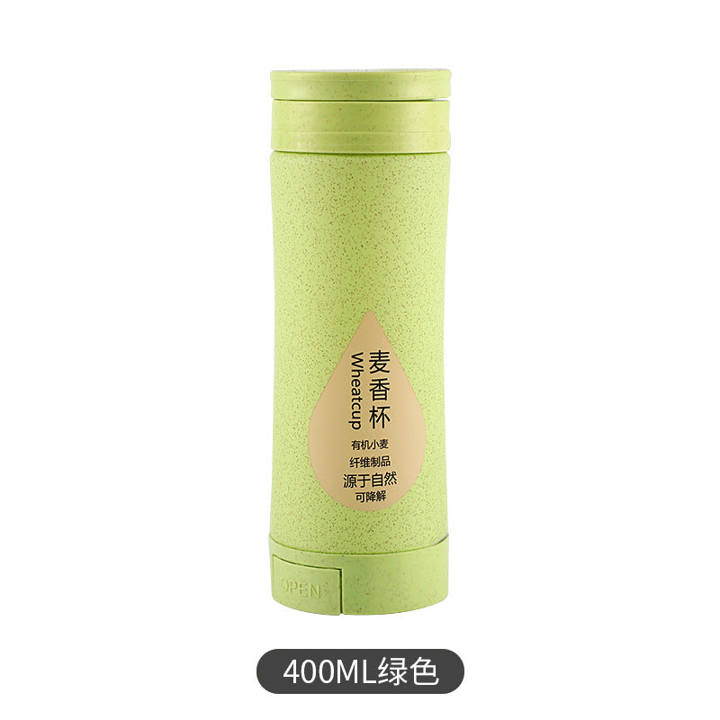 Wheat Straw Tumbler with Phone Stand