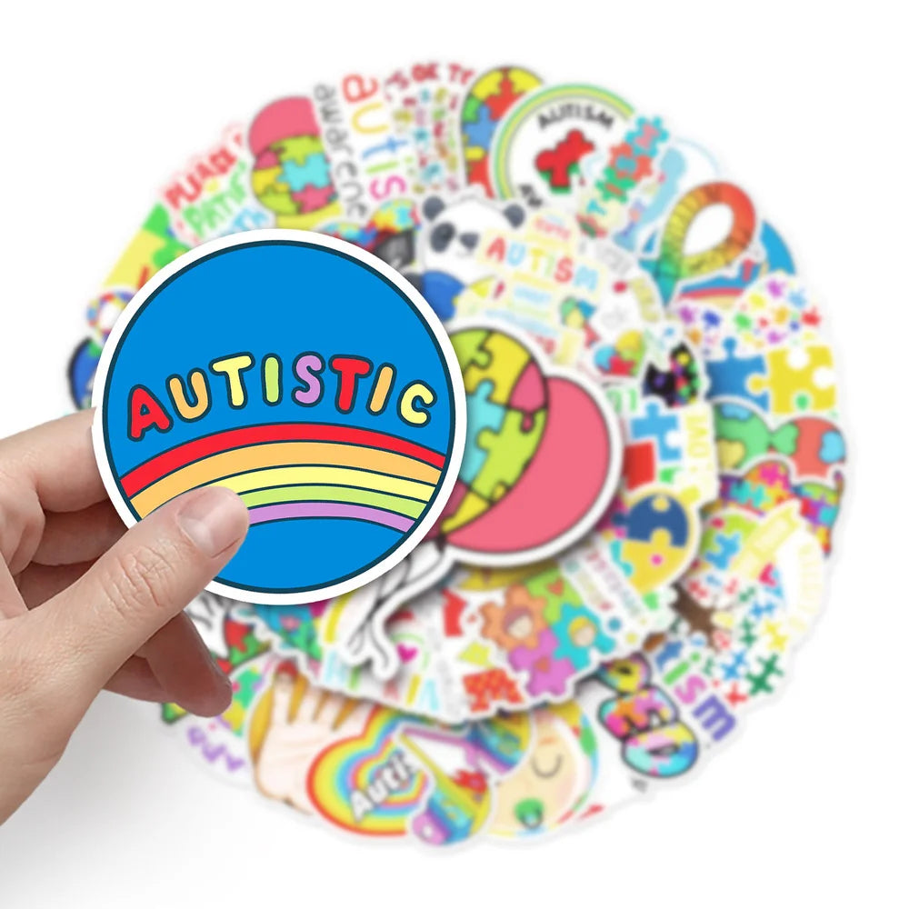 Autism 50pc Sticker Pack