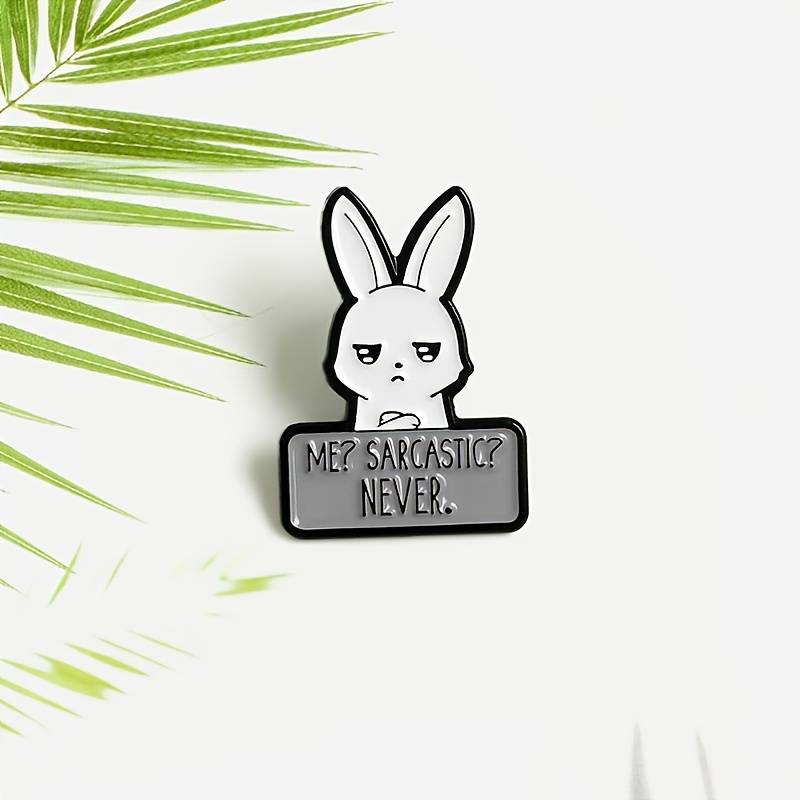 Funny Bunny Enamel Pins