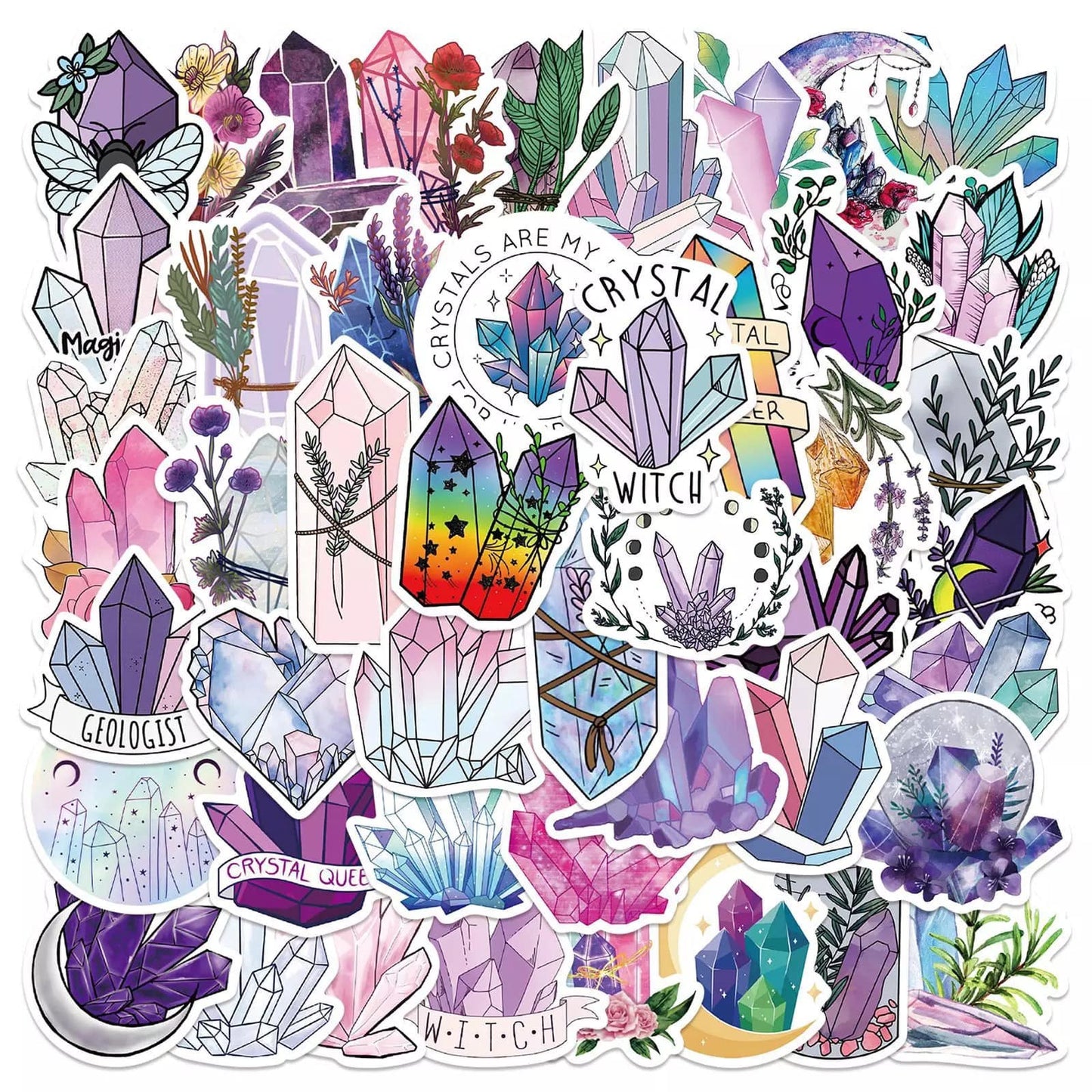 Crystals Stickers