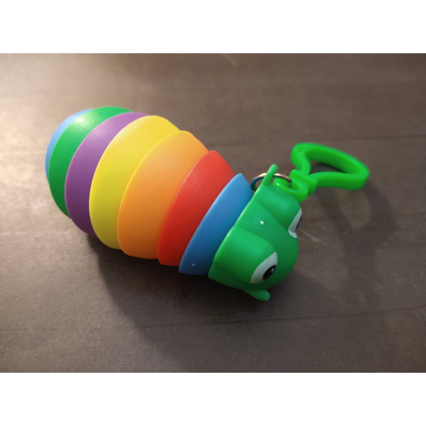 Fidget Caterpillar Keychain/Bag Clip