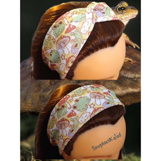 Frogs & Toadstools Headbands & Scrunchies