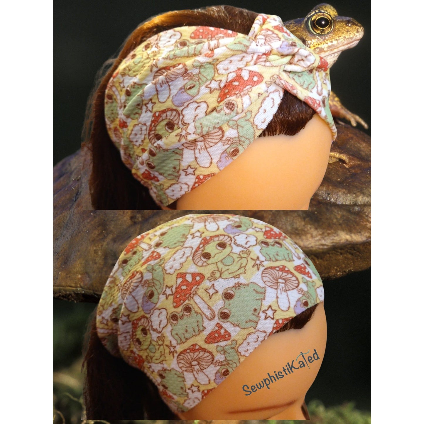 Frogs & Toadstools Headbands & Scrunchies