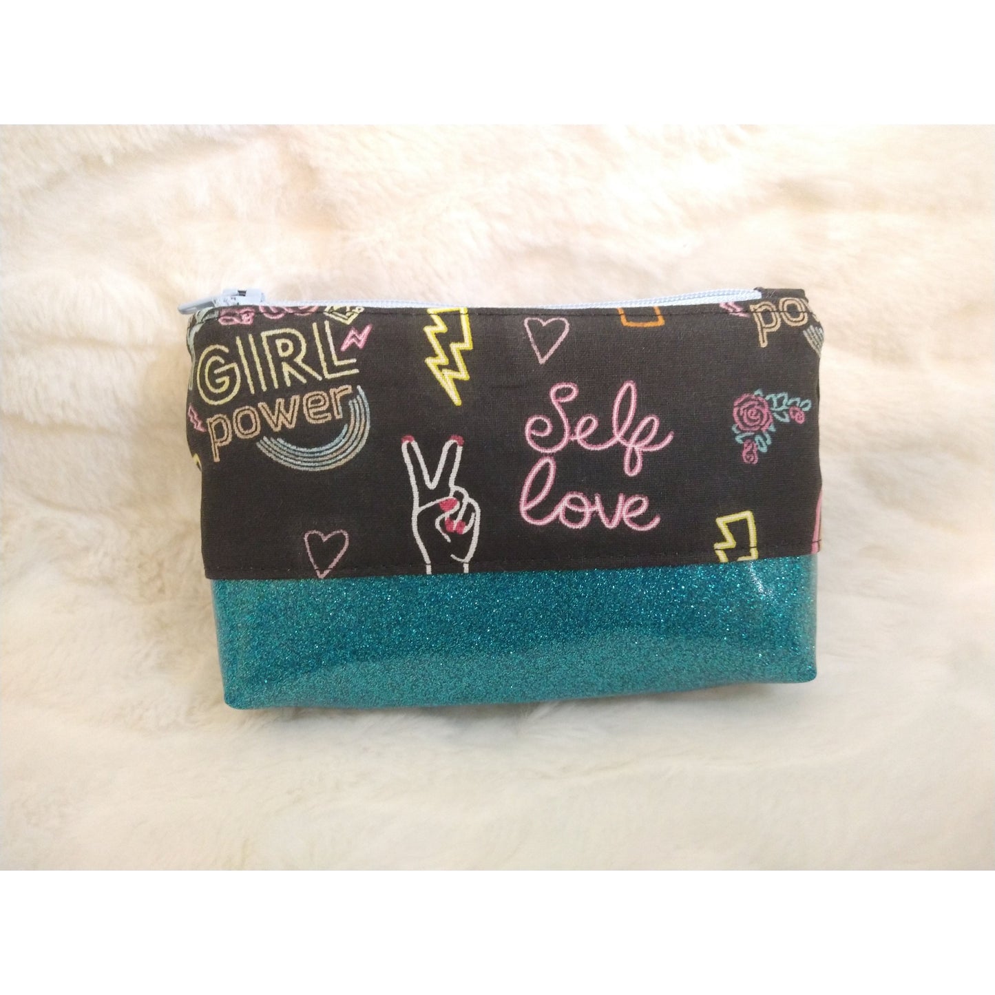 Girl Power Small Makeup Bag (Perfectly Imperfect)