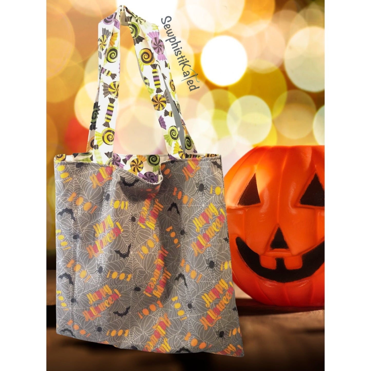 Halloween Reusable Trick-or-Treat Tote Bags