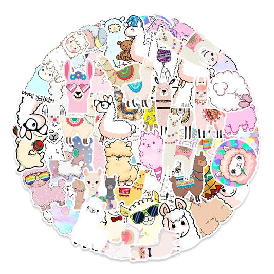 Llama 50pc Sticker Pack
