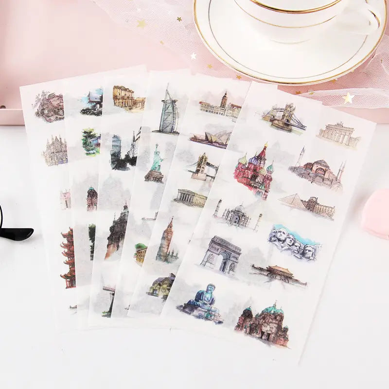 Themed Washi Sticker Sheets