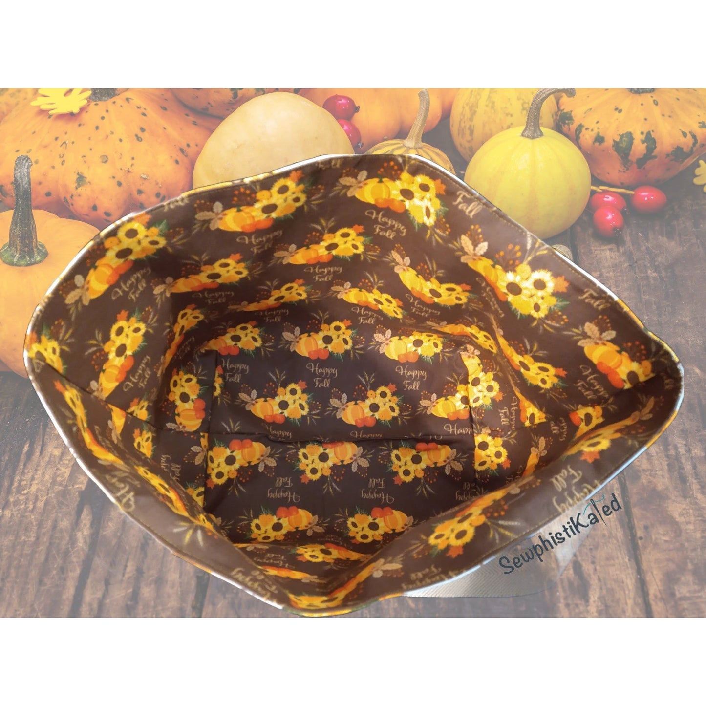 Pumpkins & Turkeys Market Tote Bag
