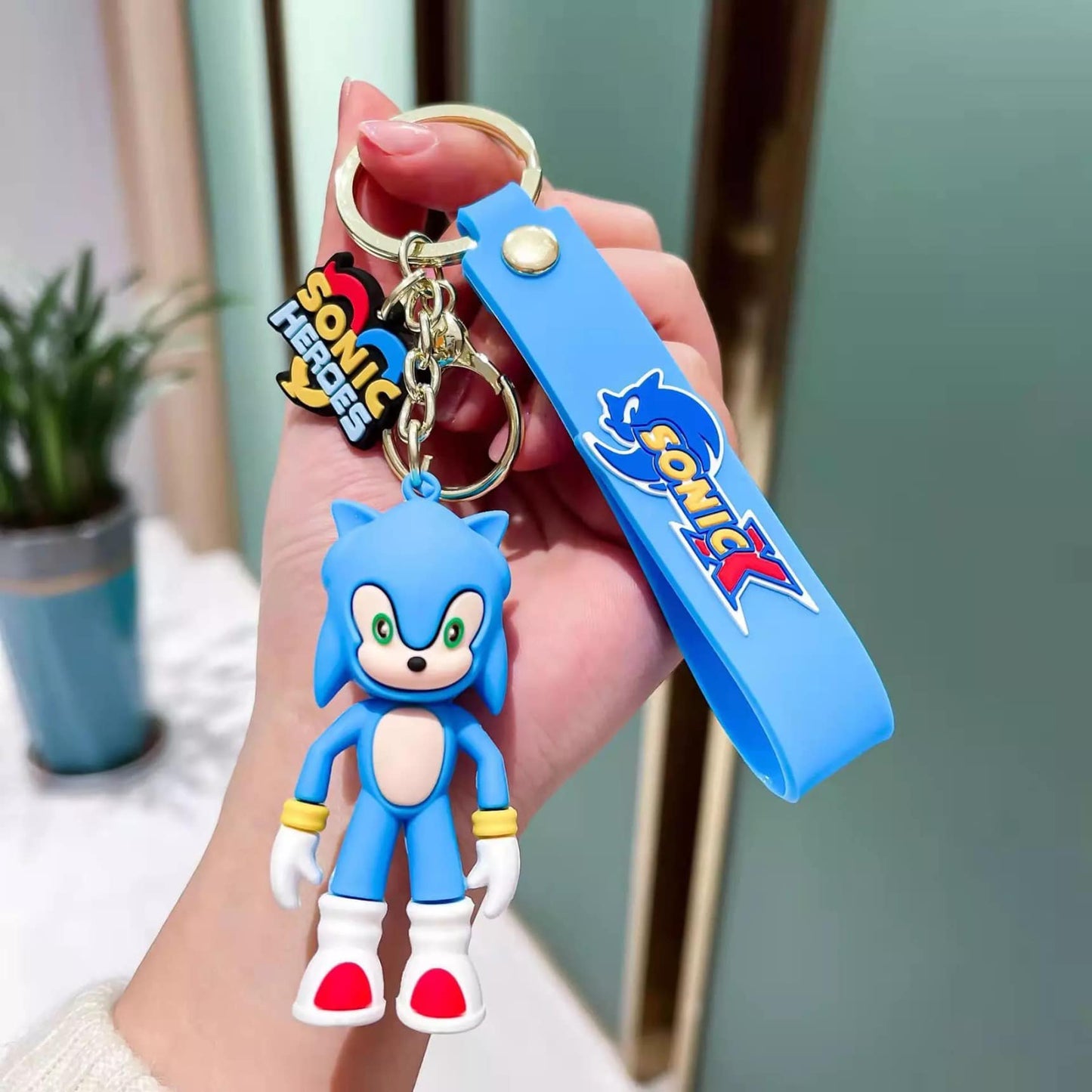 Fast Hedgehog Game Keychain