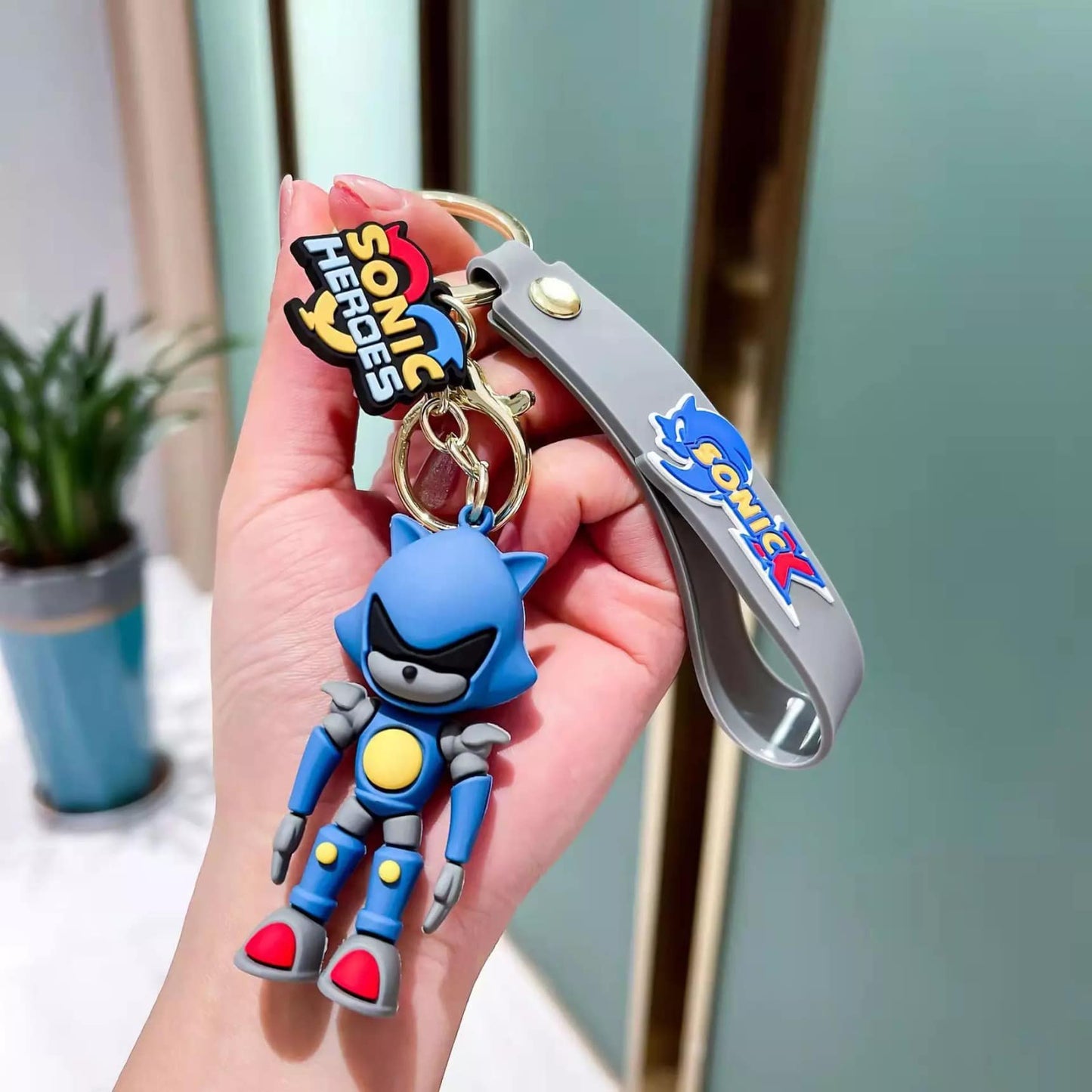 Fast Hedgehog Game Keychain