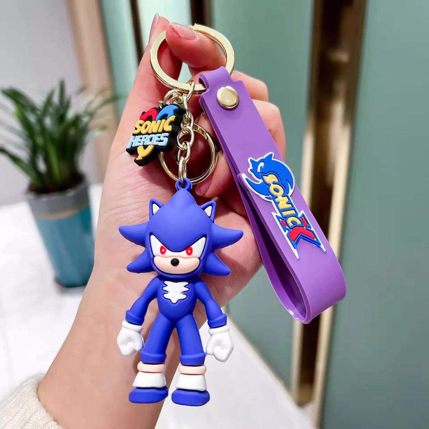 Fast Hedgehog Game Keychain