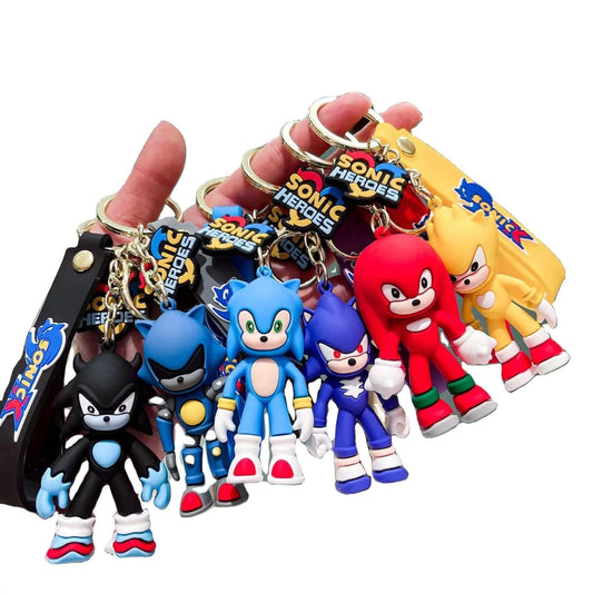 Fast Hedgehog Game Keychain