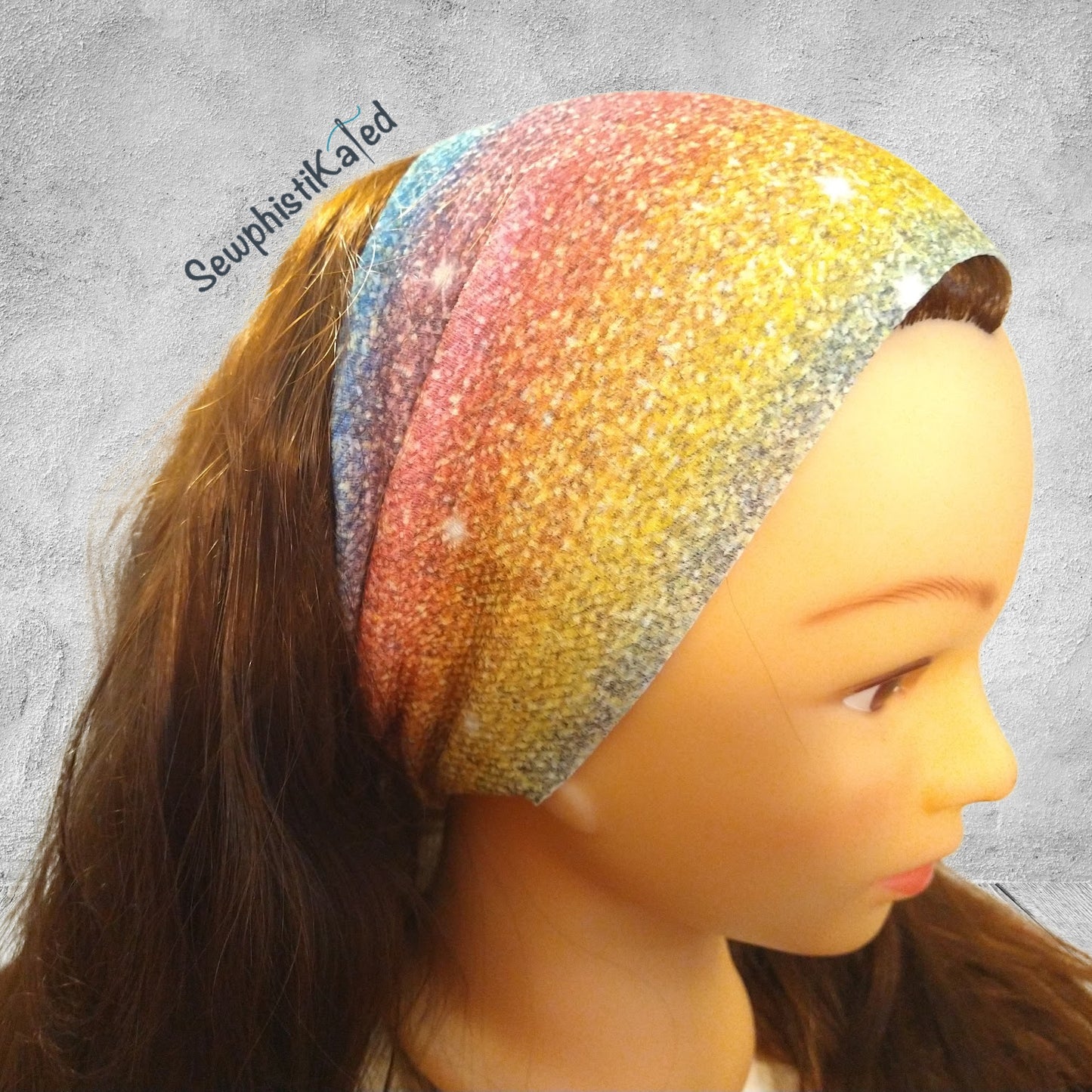 Sparkle Rainbow Headband & Scrunchie