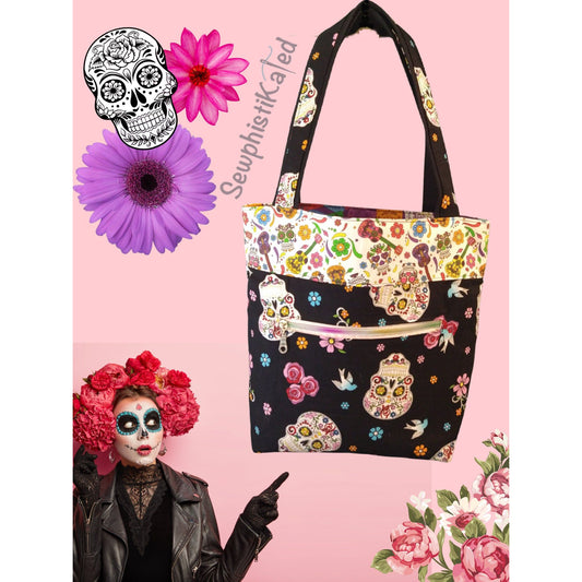 Sugar Skulls Tote Shoulder Bag