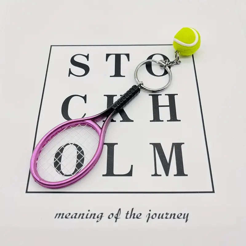 Tennis Keychain
