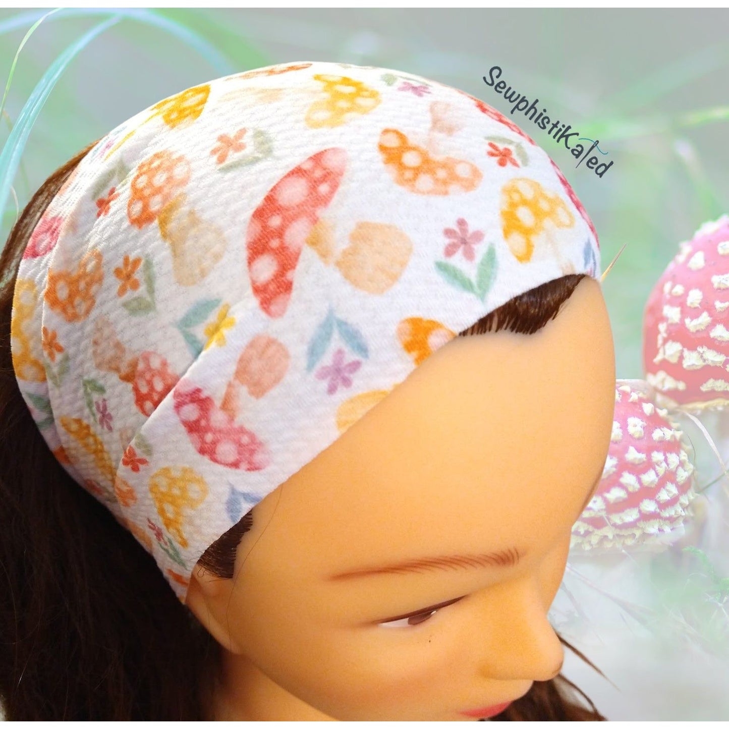 Toadstool Mushrooms Headbands & Scrunchies