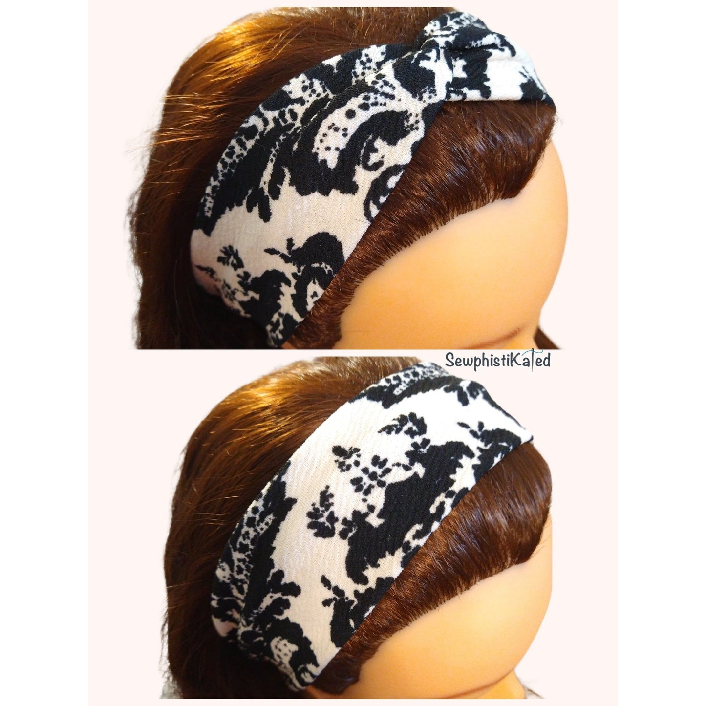 Victorian Twisted Headband & Scrunchie