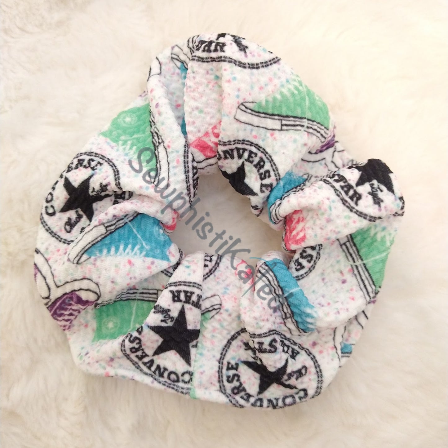 White All-Star Sneakers Headbands & Scrunchies