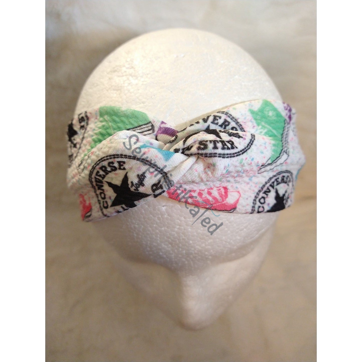 White All-Star Sneakers Headbands & Scrunchies