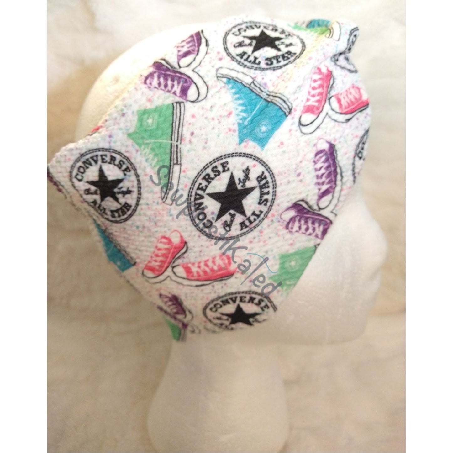 White All-Star Sneakers Headbands & Scrunchies