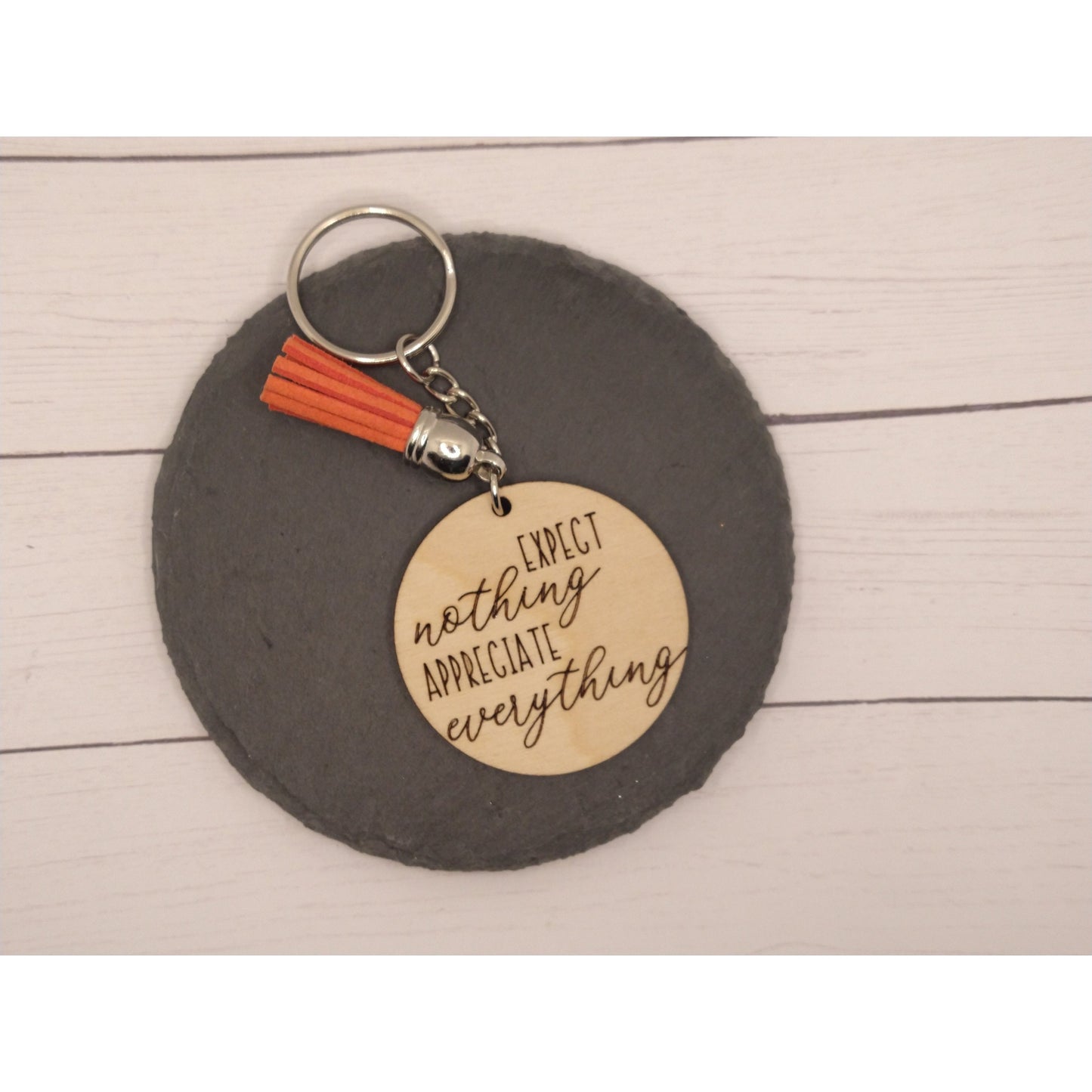 Engraved Wood Keychains