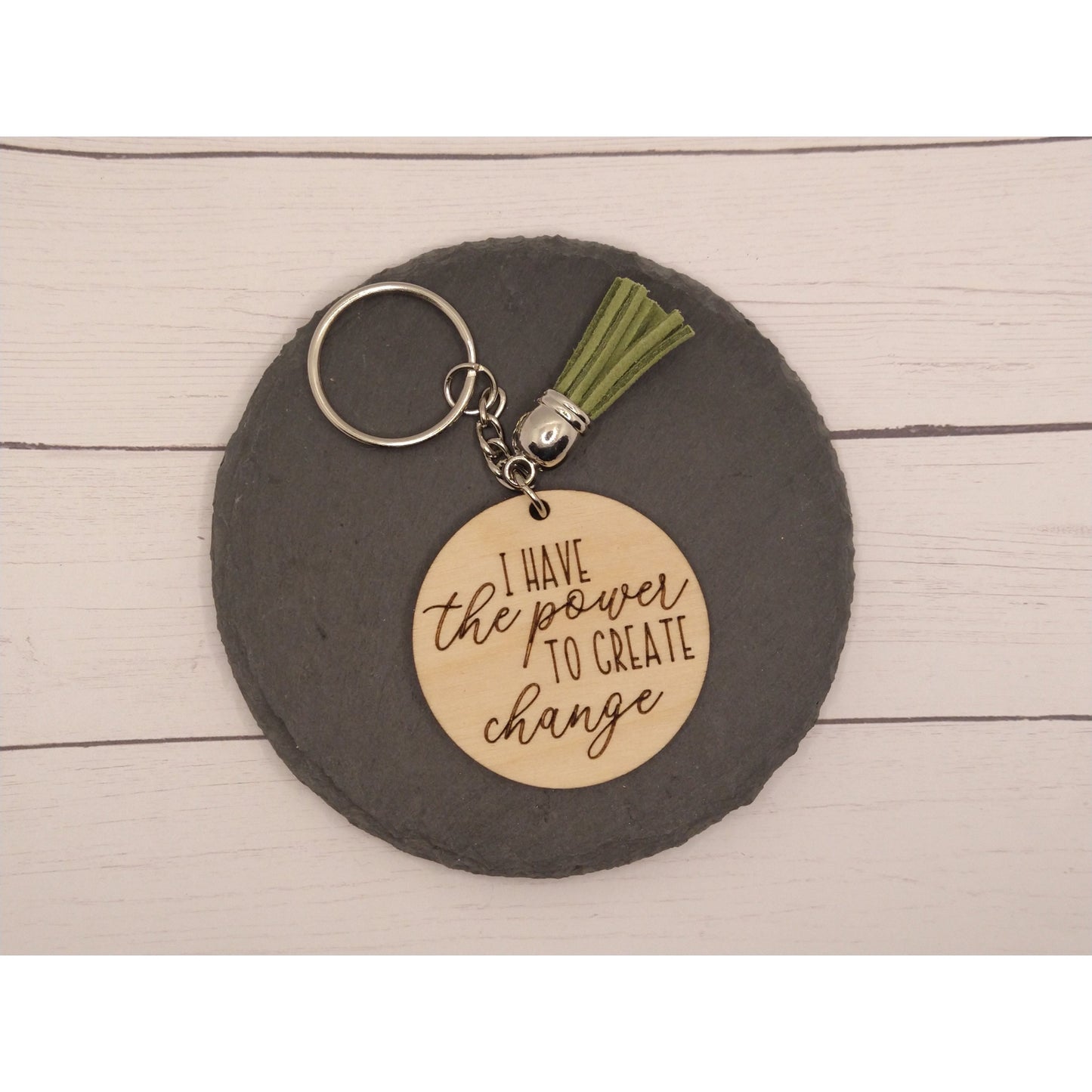 Engraved Wood Keychains