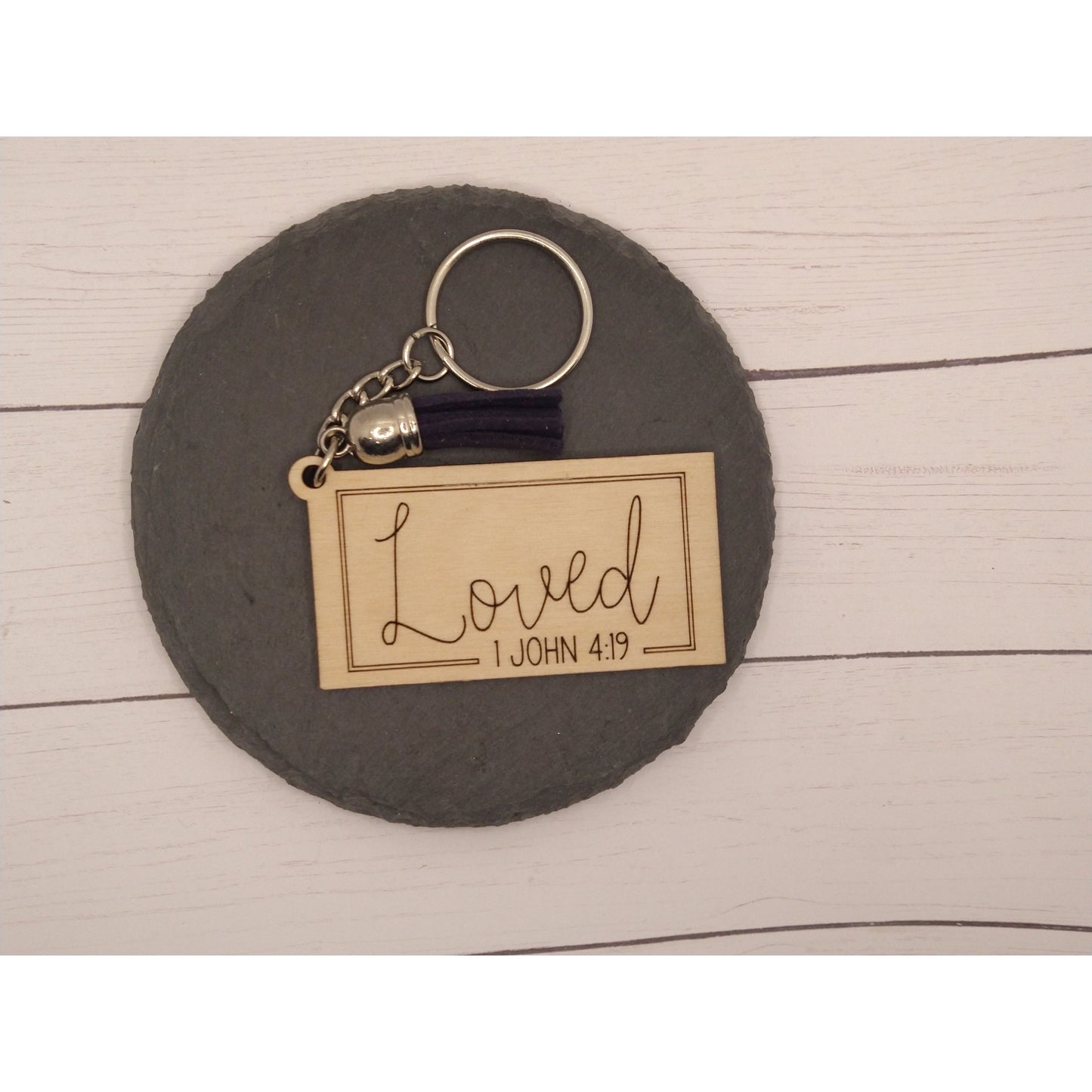 Engraved Wood Keychains