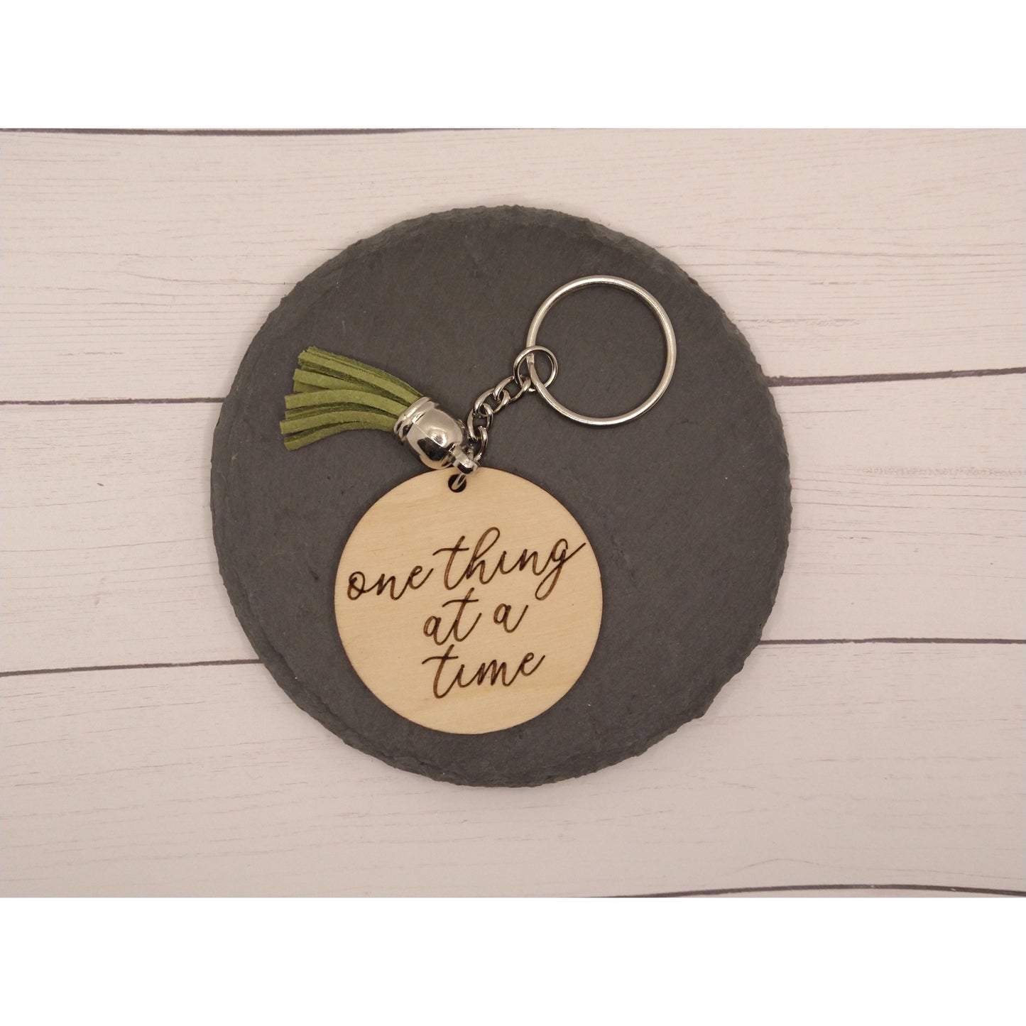 Engraved Wood Keychains