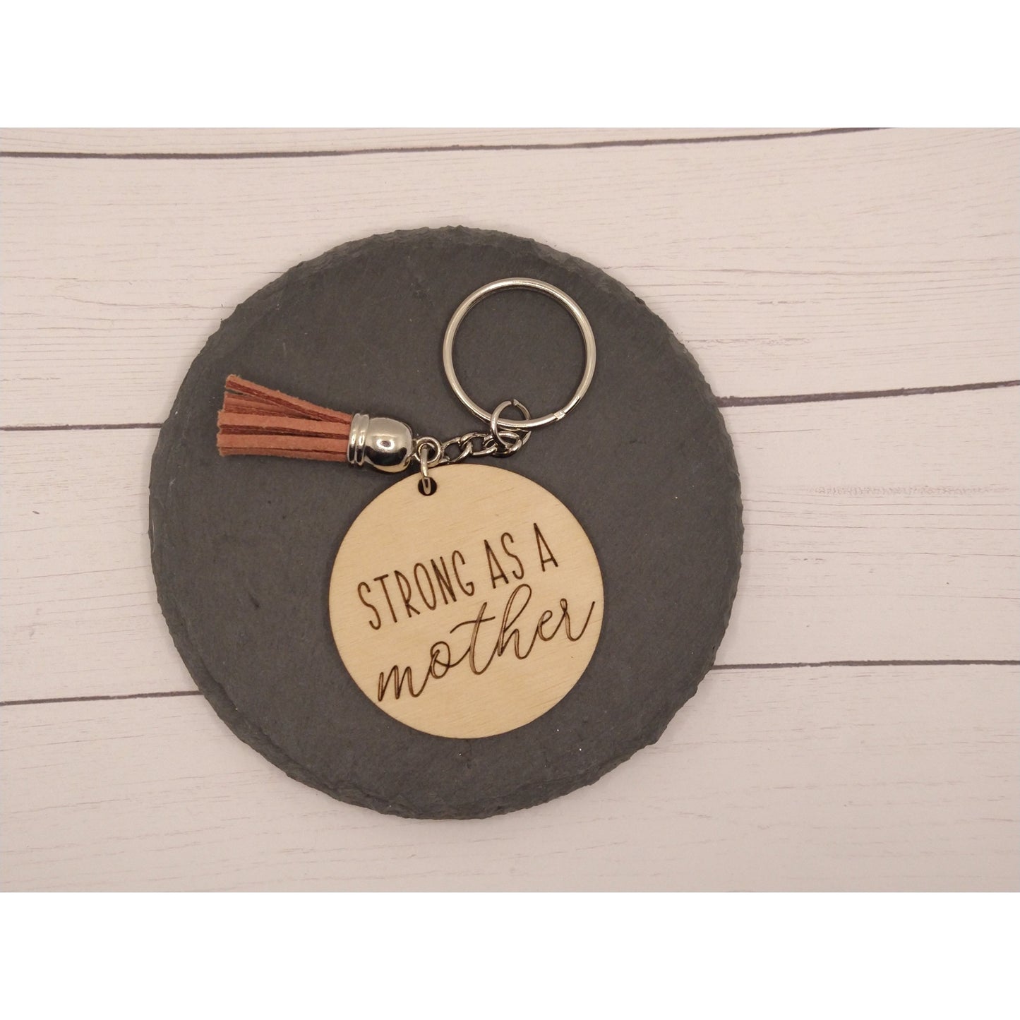 Engraved Wood Keychains