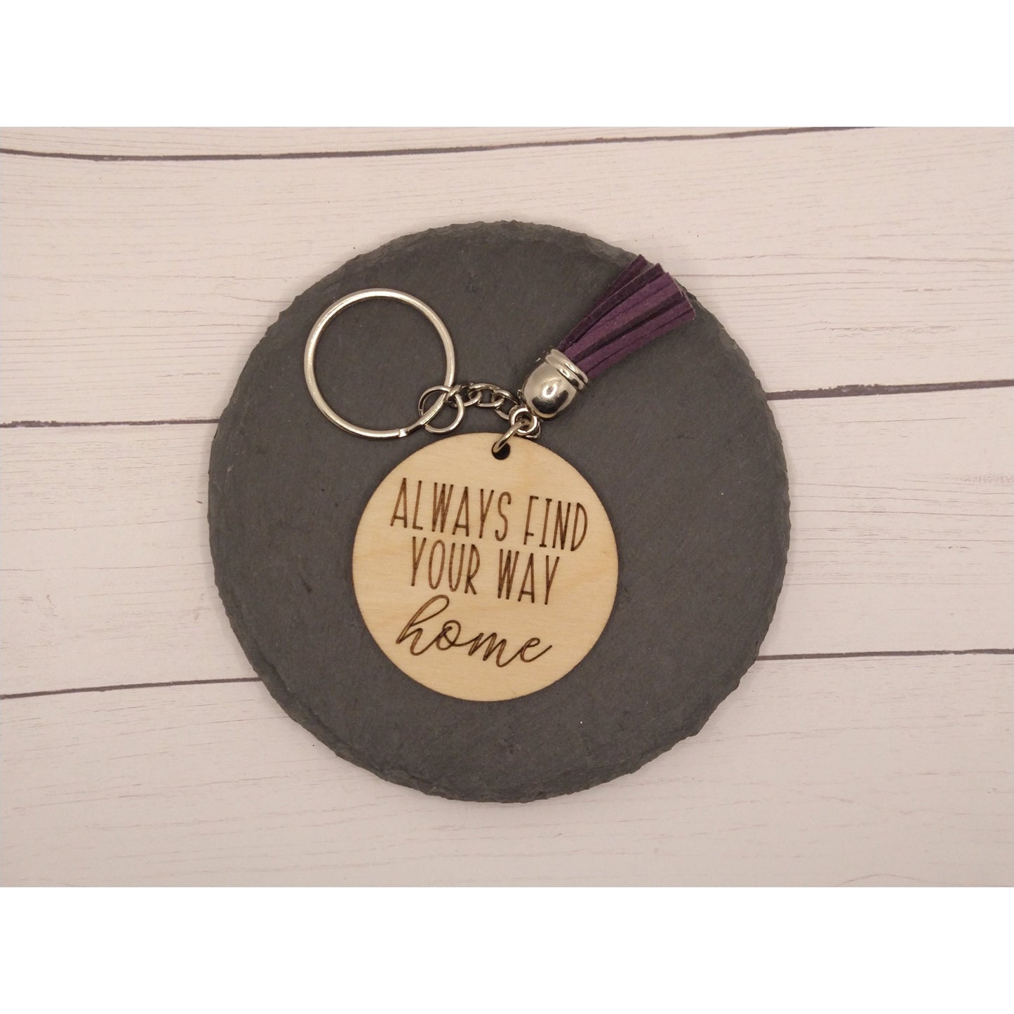 Engraved Wood Keychains