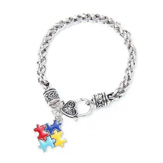 Autism Awareness Charm Bracelet