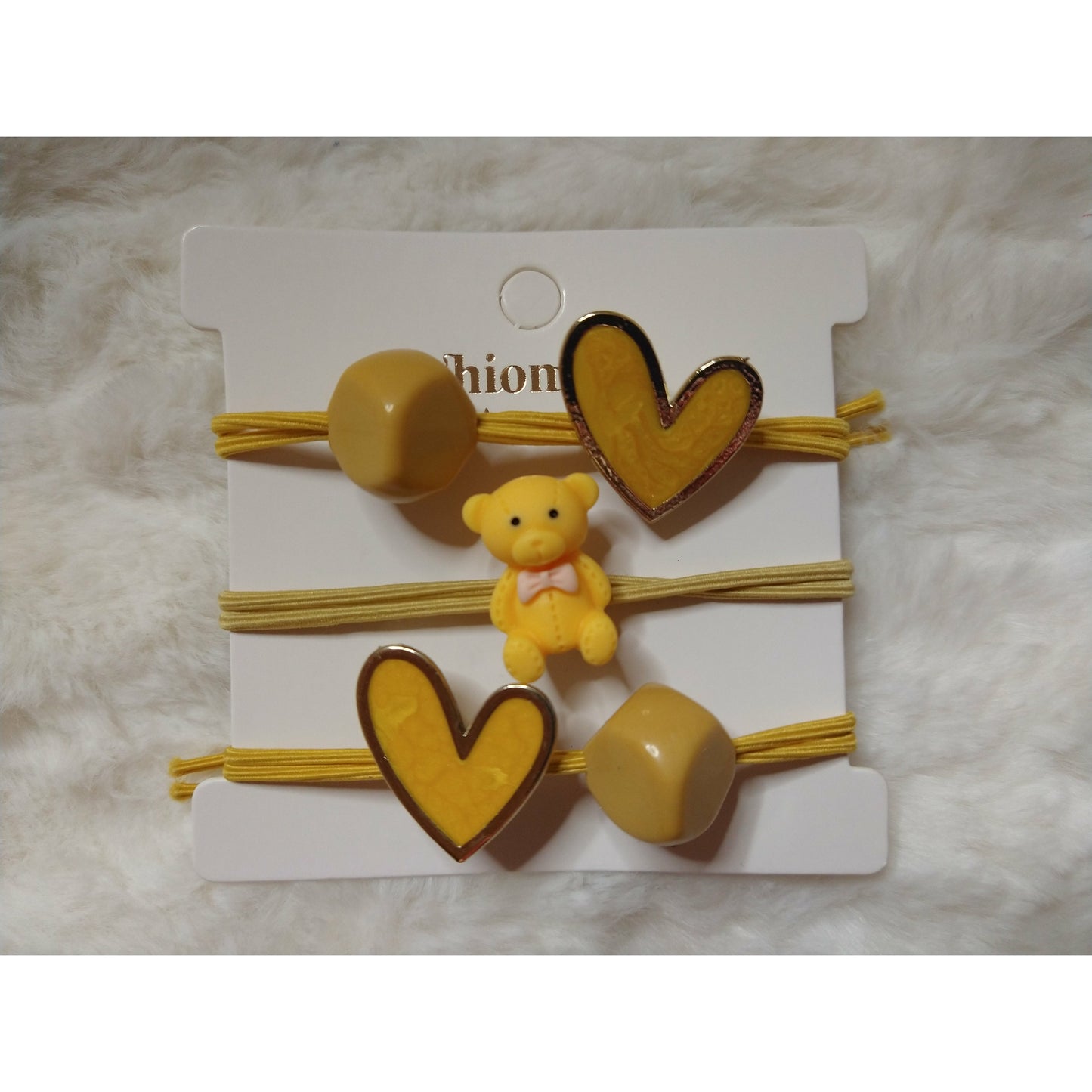 Bear & Heart Hair Tie Sets