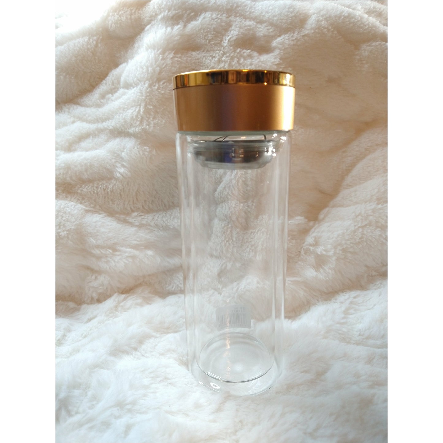 Borosilicate Glass Tea Infuser Water Bottle