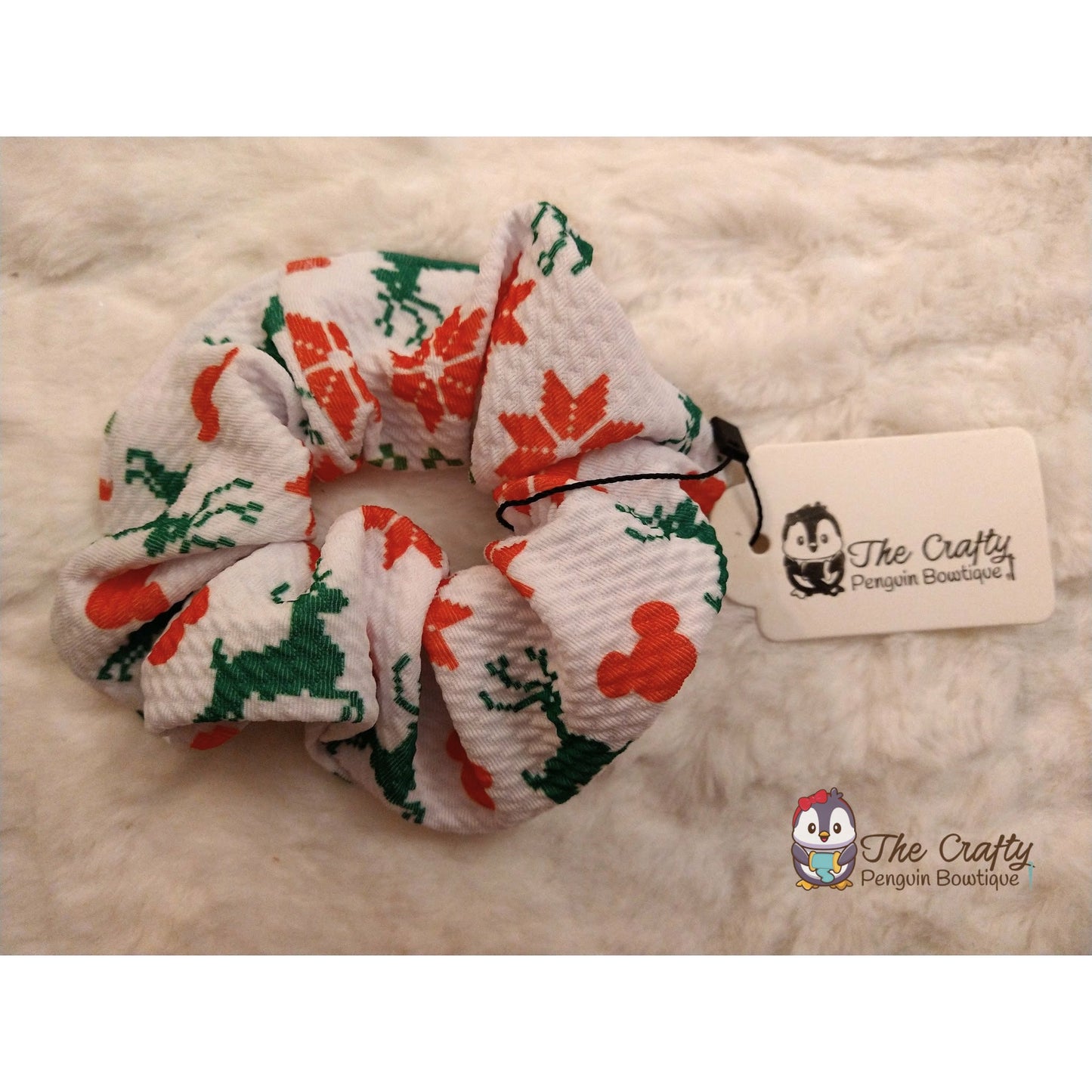 Christmas Sweater Headband & Scrunchie