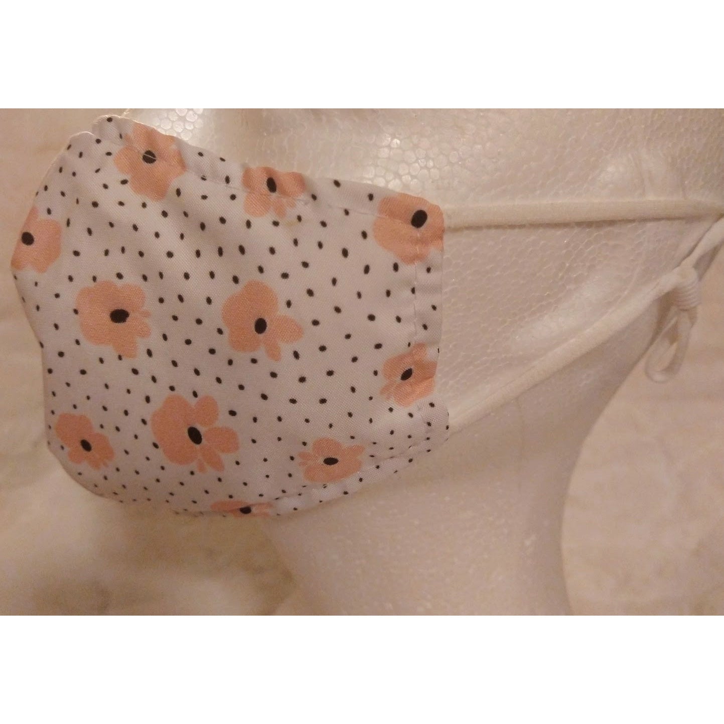 Dots & Flowers Kids Face Mask