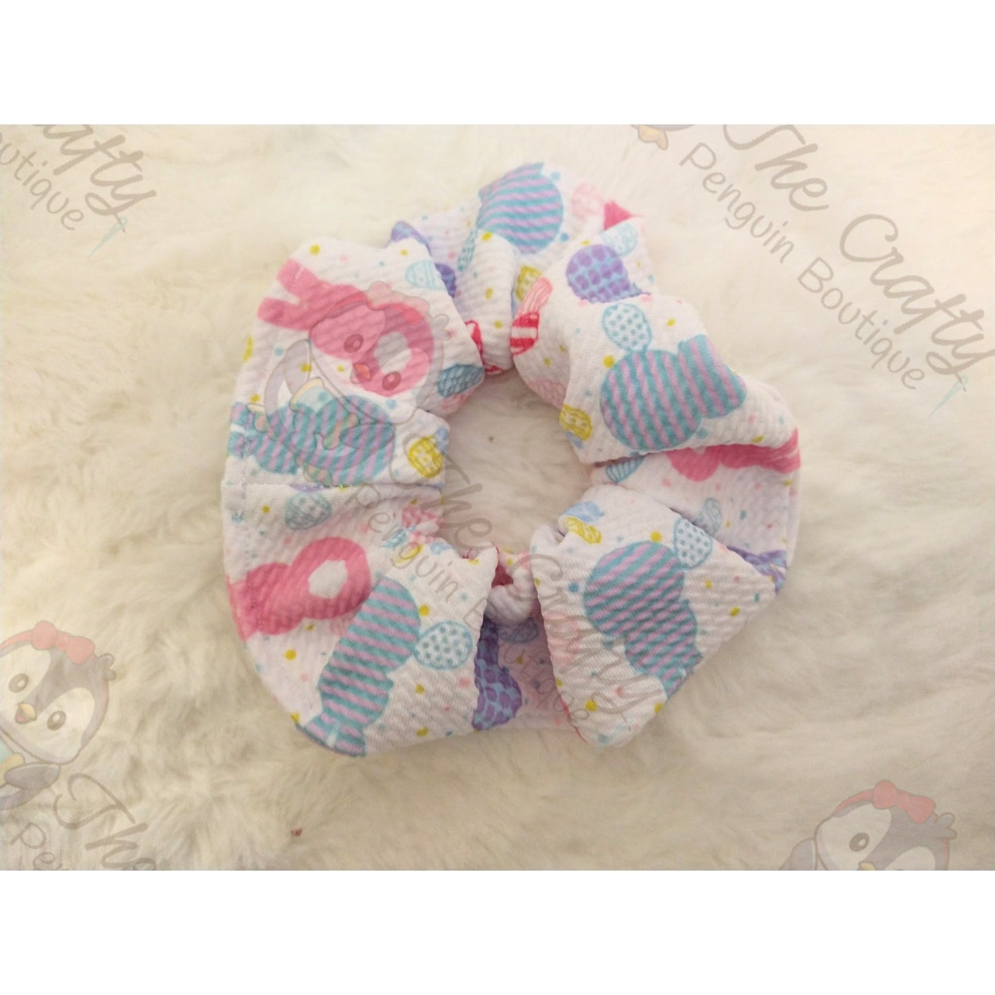 Easter Bunny Tails Headband & Scrunchie