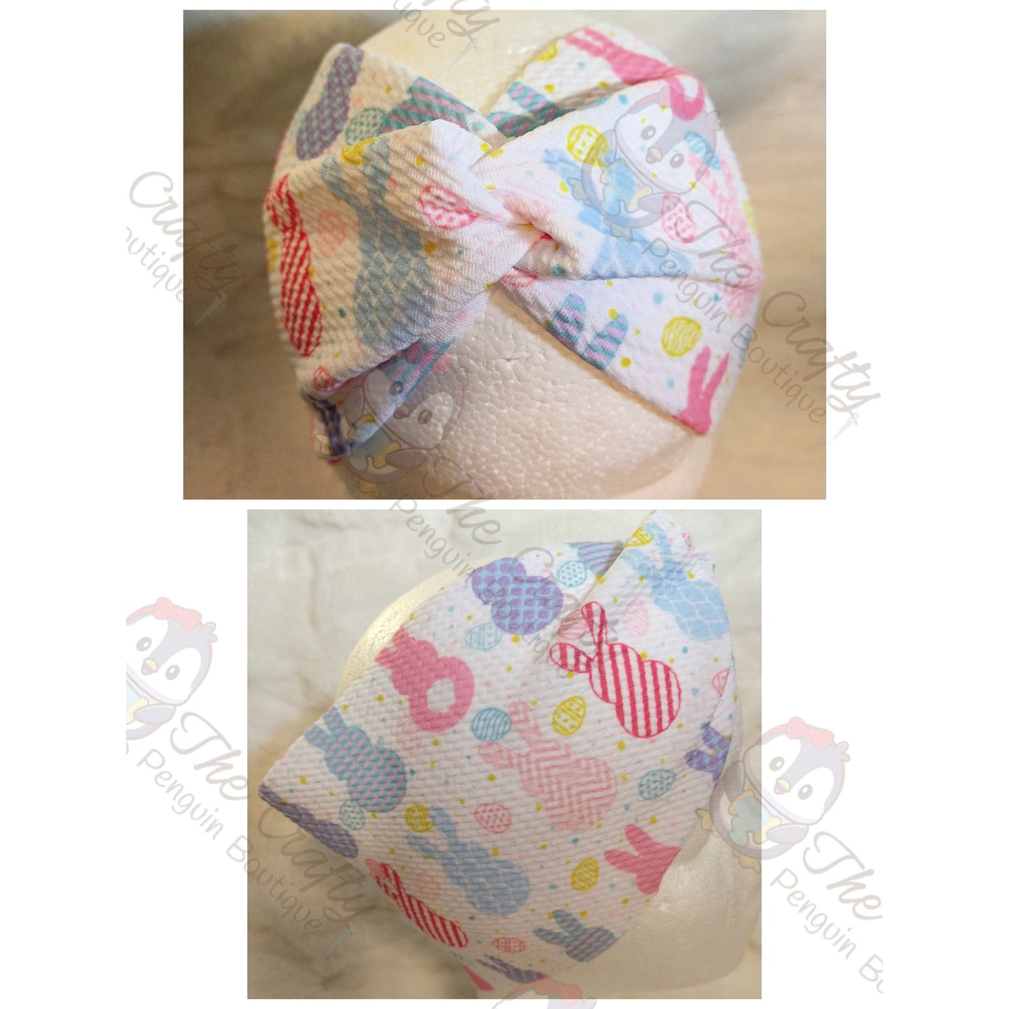 Easter Bunny Tails Headband & Scrunchie