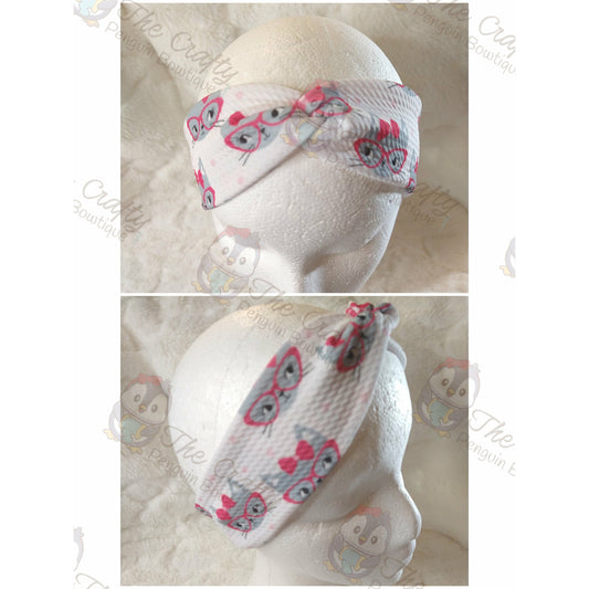 Fashionista Cat Kids' Twisted Headband