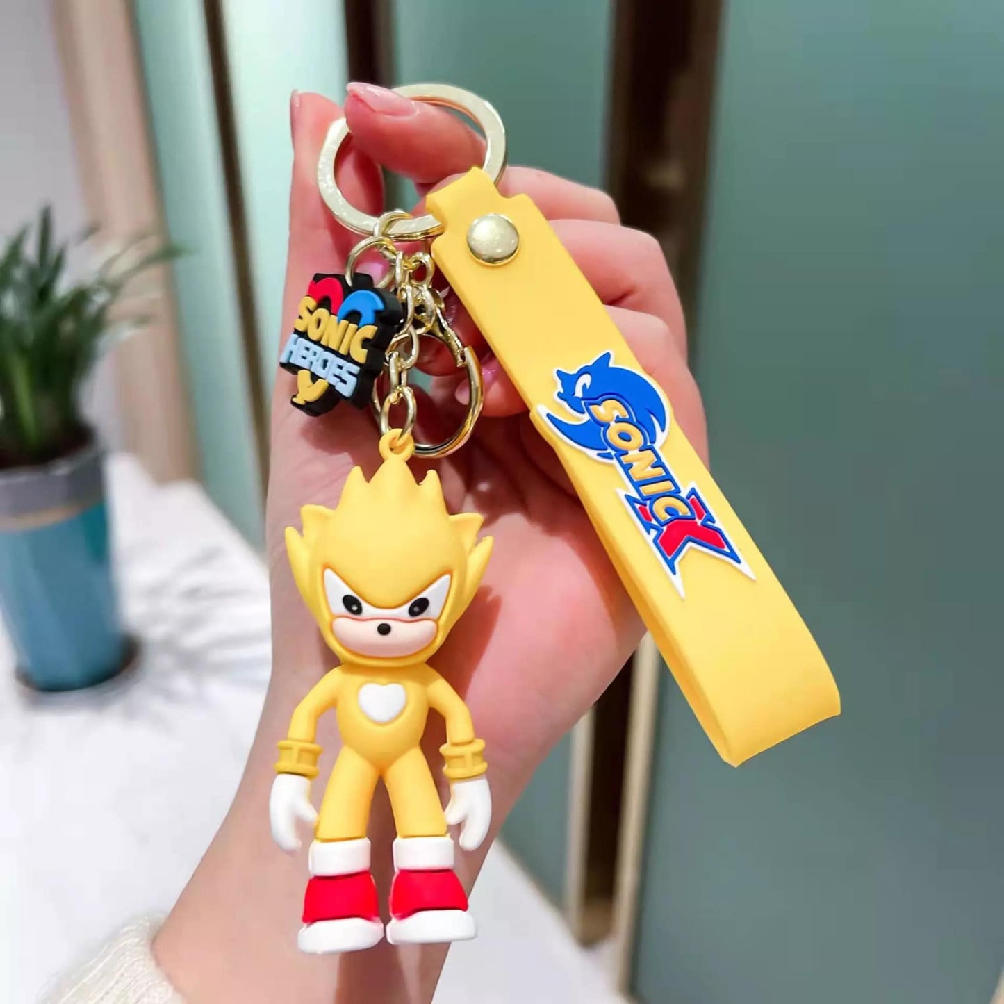 Fast Cats Game Keychain