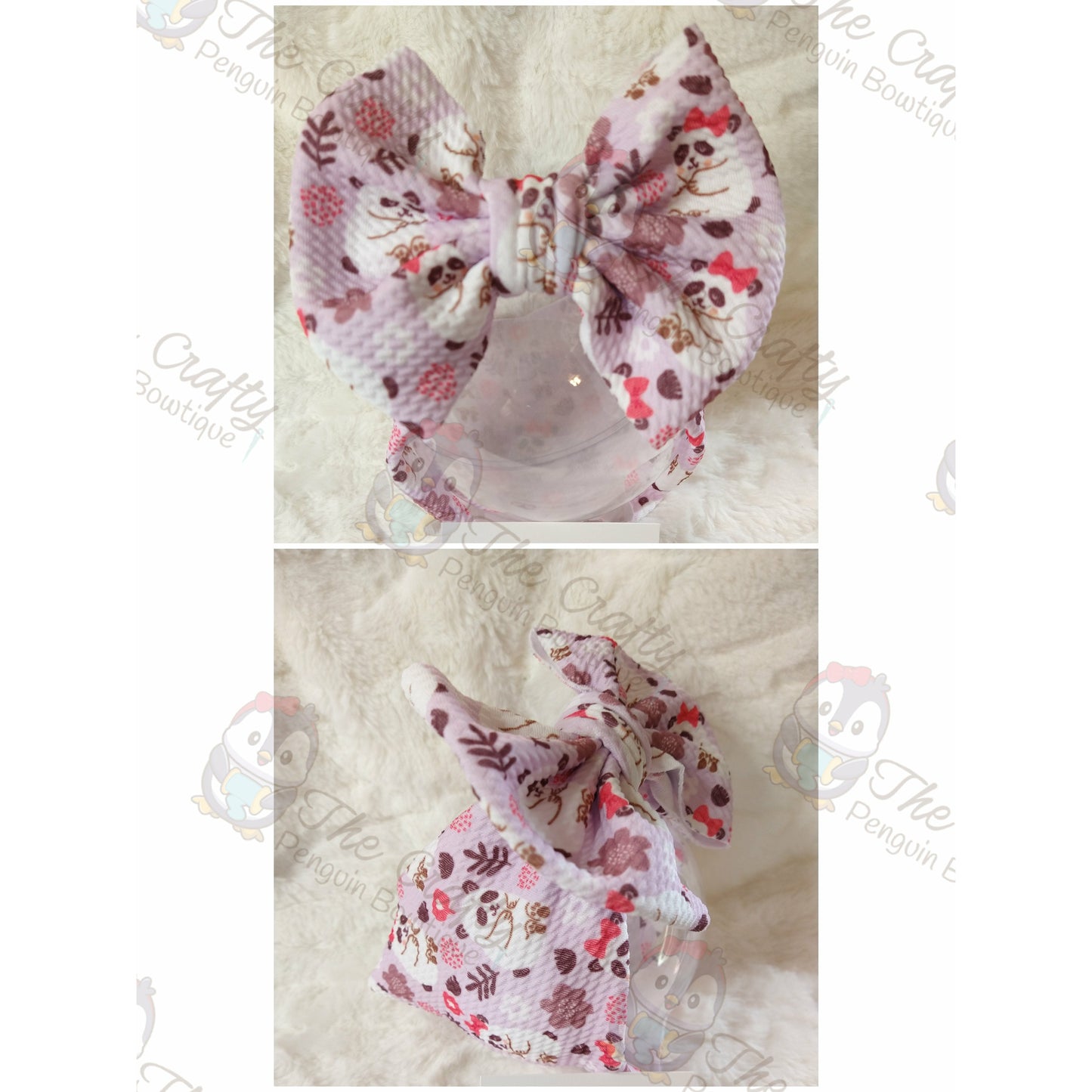 Floral Panda Kids' Headbands